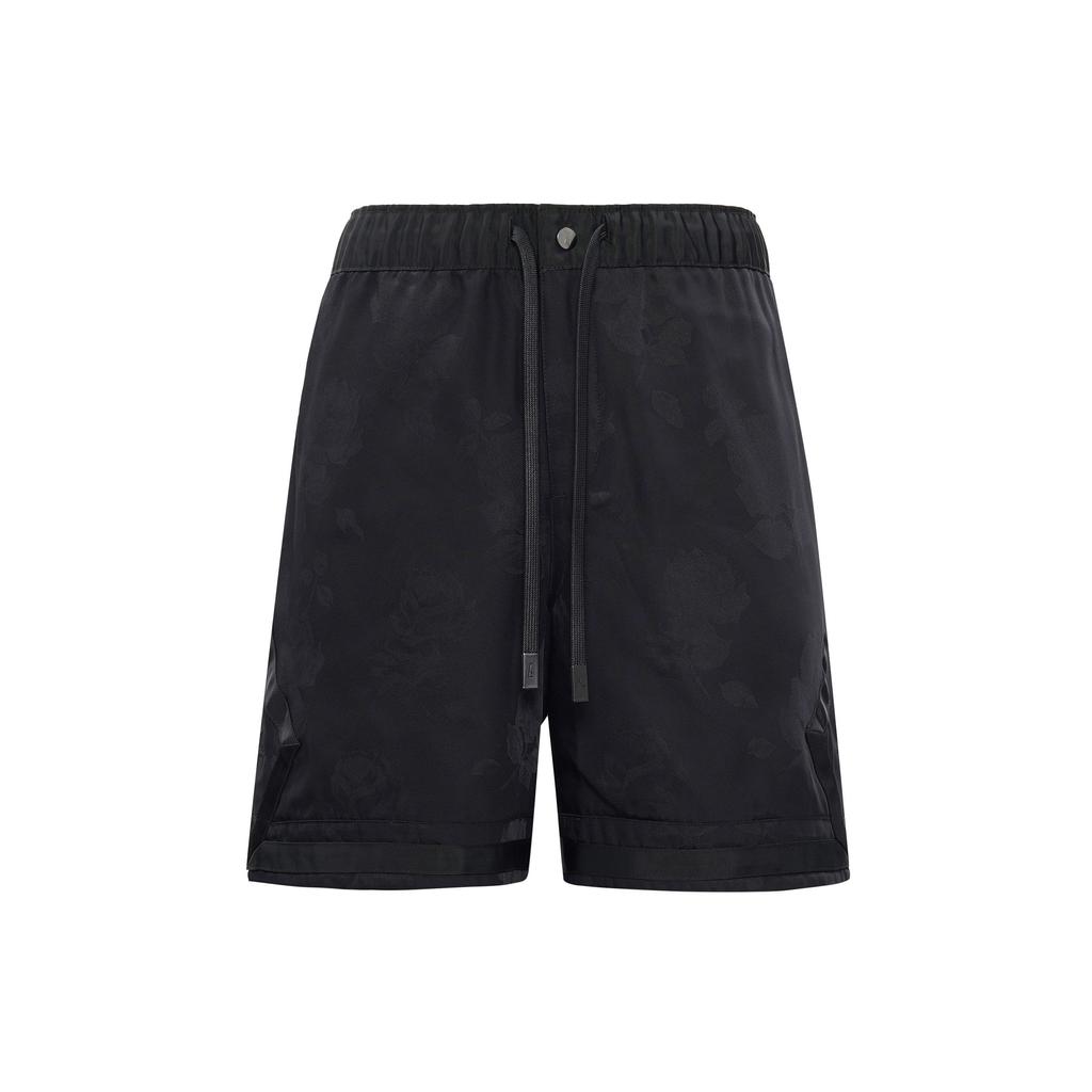 A Ma Maniére X Jordan Collaboration SS22 Solid Drawstring Sports Shorts Men Bottoms Black DJ9755-010