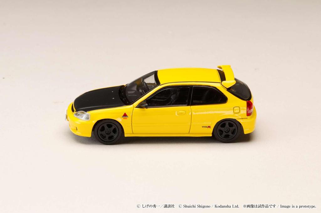 HobbyJAPAN Initial D 30th Anniversary Blister Package Diorama Set Series Honda CIVIC Todo D Tomoyuki Tate VS Takumi Fujiwara Completed Model HJDMD007