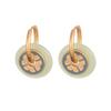 2024 Luxury Enamel Drip Oil Flower Ear Cuffs: Versatile Modern Chinese Style Women's Earrings