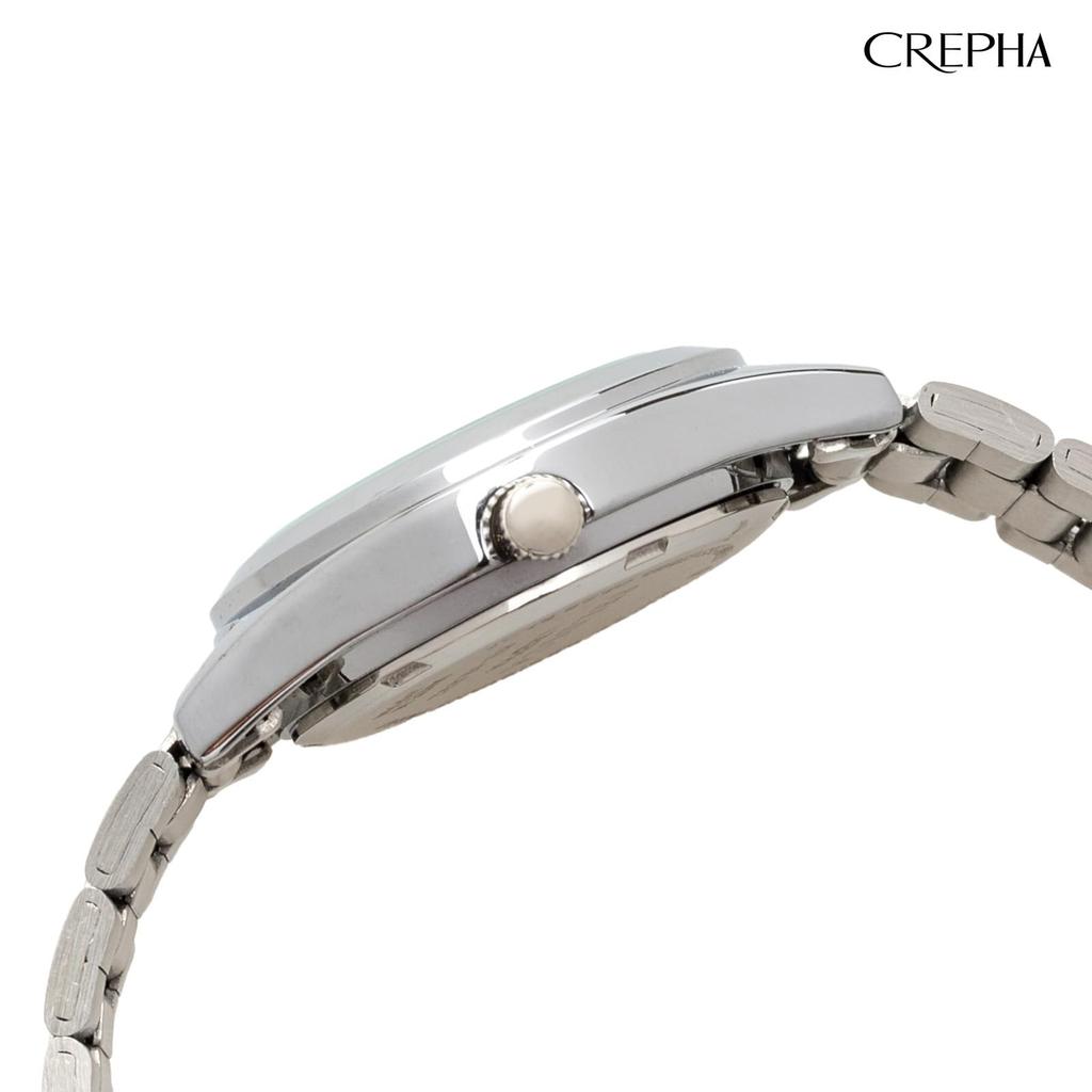Clefer Serdica Analog Watch, SD-AL332-LUS, with Luminous Dial, Metal Strap, and Japanese Movement, Women's Silver