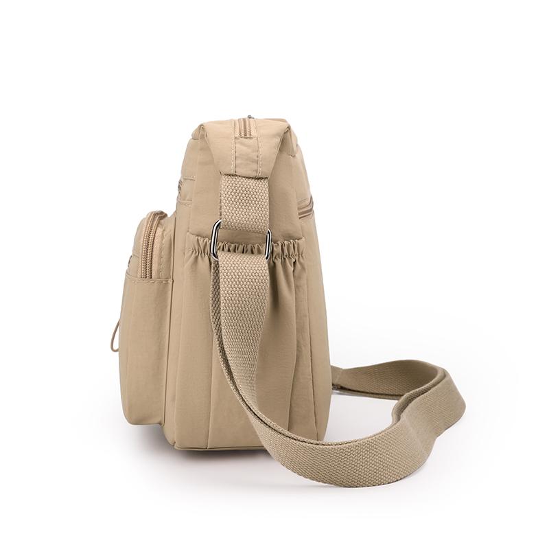 Women's Multi-layer Shoulder Bag Nylon Water-repellent Large Capacity Crossbody Bag Mother Bag