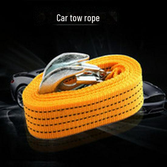Fluorescent 3-Ton 3-Meter Strong Tow Rope for Car Emergencies
