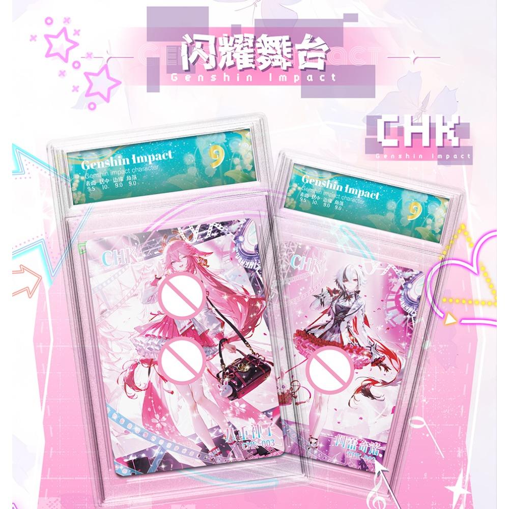 Genshin Impact Rare Collection Card Players Like Beautiful and Charming Game Goddess Characters Creative Card Boys Hobbies Gifts