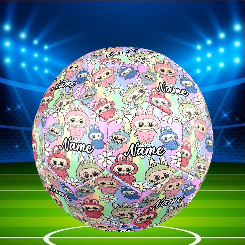 Custom Name Personalized Labubu Print Size 5 Soccer Ball Training & Match Football, for Team, Kicking, Gift for Football