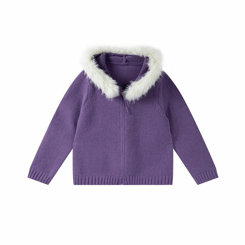AI Yuan 2025 Winter Plus Size Women's Hooded Sweater with Fur Collar & Dual Zipper, Design MM F701.