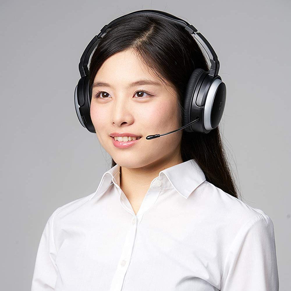 Tosho Kioker Headphone Type Memory Learning Device Recording Function Playback Function Shadowing Learning MP3 Player Function Black AL-902