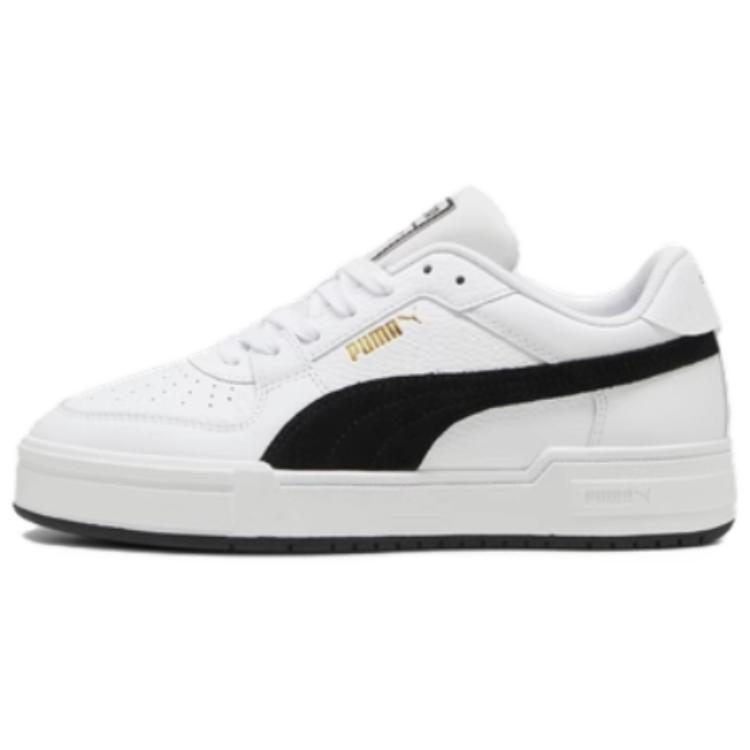 PUMA Ca Pro Leather Low top Skateboard Shoes Unisex White Black 387327-11