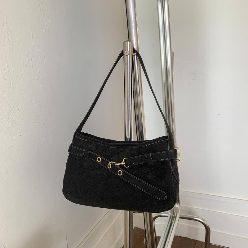 Underarm Bag Women's 2025 New Trendy Niche Retro Fashion Light Luxury Niche High-end Shoulder Bag Bucket Bag