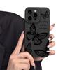 Foreign trade butterfly is suitable for Apple 17Promax mobile phone case iPhone16 Japan and South Korea ins15/14 Europe, America and 13
