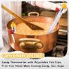 50-200℃ Candy Thermometer with Pot Clip Instant Read Cooking Food Thermograph Safety with Protective Cover
