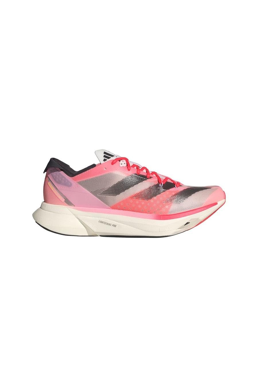 

Adidas Adizero Adios Pro 3 Running Shoes, Men s Size 28.0, Salmon Pink and Gray
