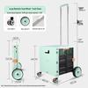 UOSU Folding Shopping Cart with Storage Box