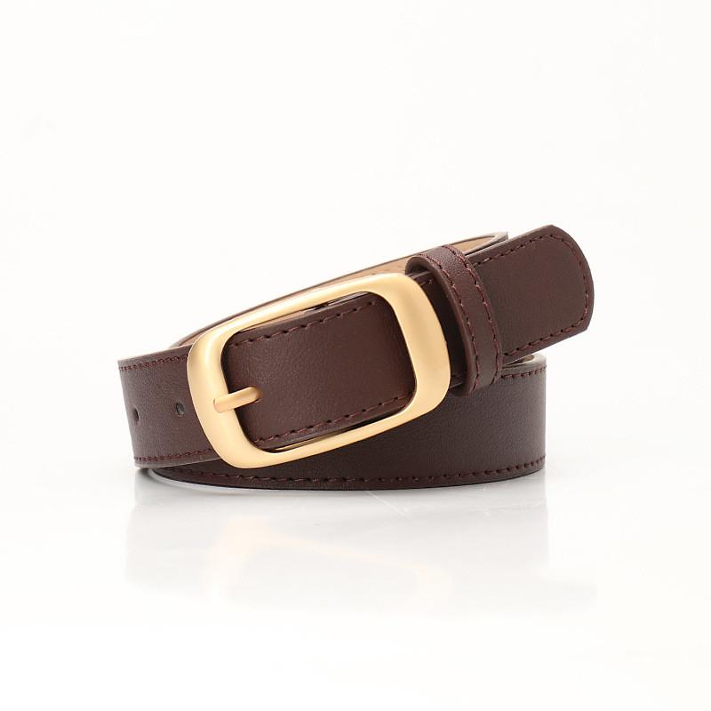 Stylish Womens Waist Belt In Faux Leather With Alloy Pin Closure For Versatile Outfits