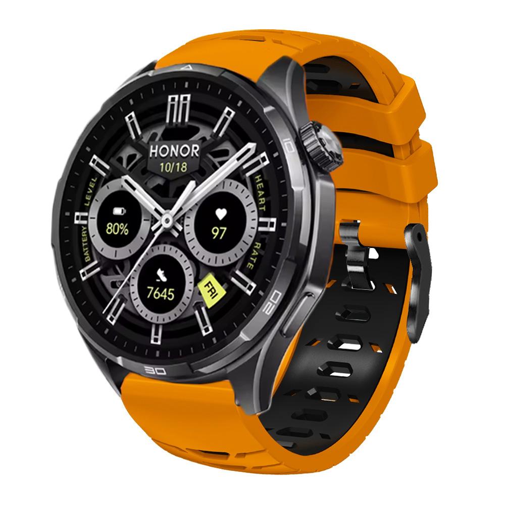 22mm Silicone Watchband For HONOR Watch 6 Plus 5 Ultra Replacement Strap For HONOR GS 3/GS Pro/MagicWatch 2 46mm/Magic Wristband