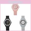 Silicone Quartz Watch For Women Cartoon Dial With Logo Customization