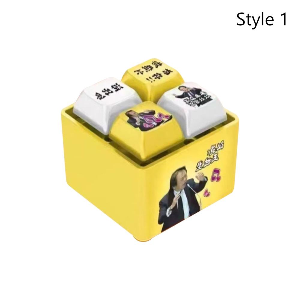 

Calm and Composed Sound-Making Keychain Unambitious Decorative Keychain New Funny Button 1