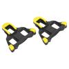 TB-011 Uniwersalne bloki do roweru szosowego 6 stopni luzu samozamykające pedały rowerowe zestaw bloków czarno-żółty
