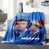 Mbappé Customize Text Blanket Throw Personalized Blanket Ultra-Soft Great for Livingroom Office Chair Couch Bed Four Seasons Multipurpose