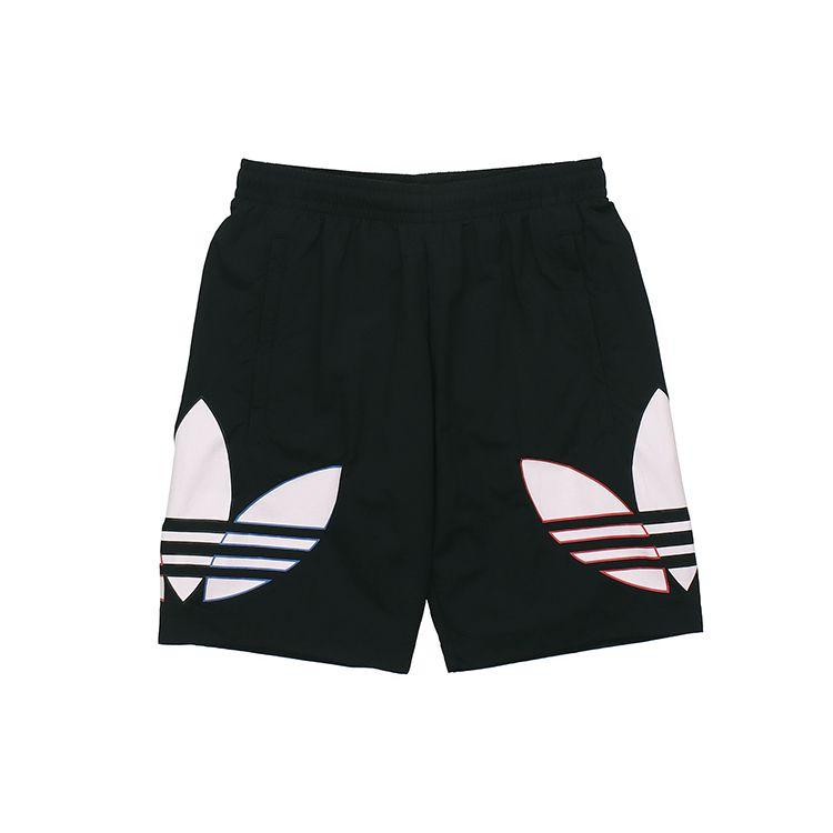 

Adidas Originals Tricolor Logo Printed Dri-fit Training Sports Regular Fit Lightweight Athletic Sweat Shorts Men Black H09357 XS
