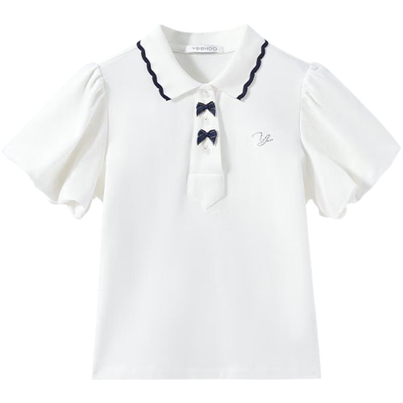 YEEHOO Girls Cooling Anti-Bacterial Polo T-Shirt 170