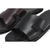 Fashion New Arrival Soft Comfortable Men's Pure Leather Non-slip Slippers Top Grade Cowhide Vamp Mens Elegant Daily Sandals Shoes