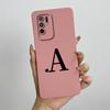 For oppo A94 5G Case OPPO Reno5z Reno 5z F19 Pro Plus Cute Letters Square Phone Case CPH2211 CPH2211 Shockproof Back Cover case