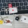Pokerkarte Würfel Schlüsselanhänger Nischen-Design Trendiges Hängezubehör Spielstil Schlüsselanhänger Schmuck Mädchen Tasche Y2K Handtasche Anhänger