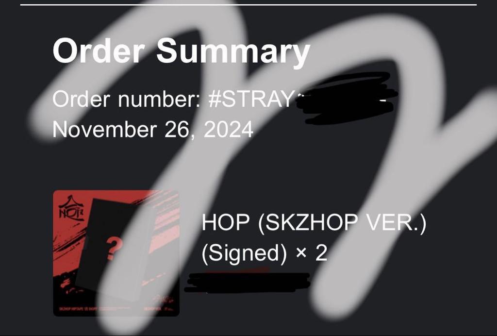 [GEBRAUCHT] Stray Kids Han Hop US Exklusive Signierte Postkarte