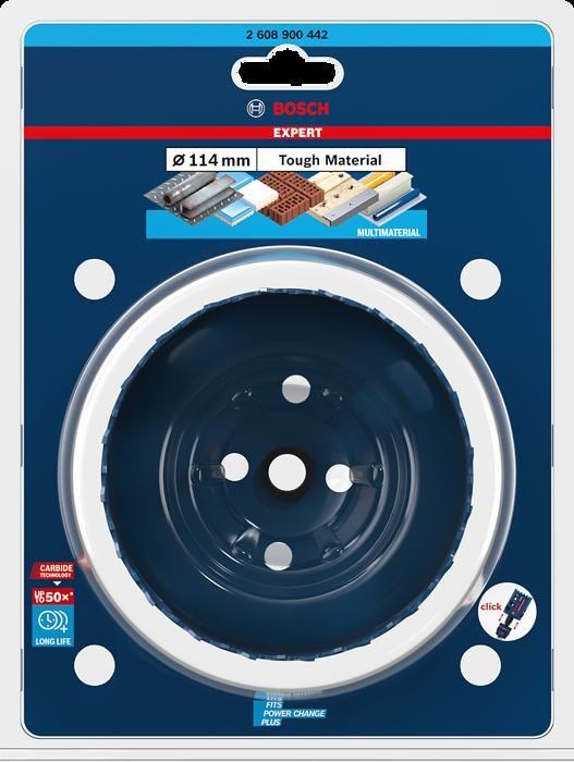 Scie trépan - BOSCH - 2608900442 - 114 mm - 60 mm - Carbure multimatériaux