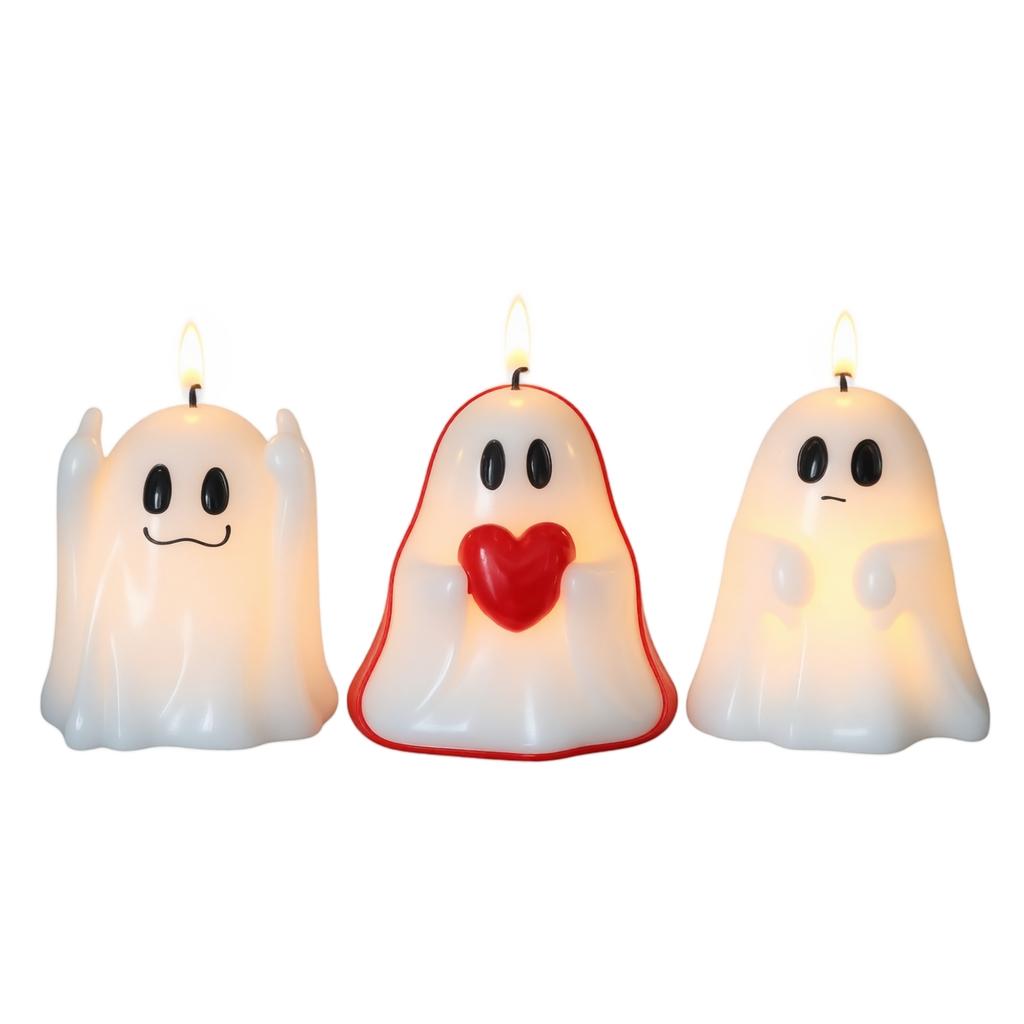 Halloween Flameless Candle Set for Home Decor