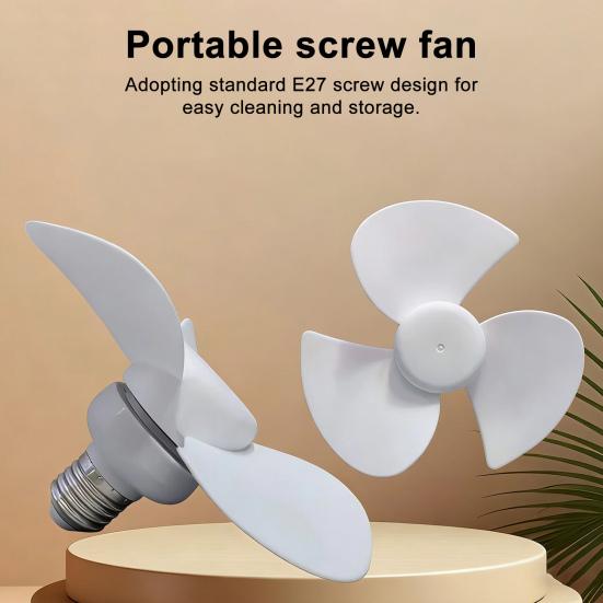 Mini Fan Fan Circulation Low Noise Silent Air 5W E27 Ceiling Energy Saving Ventilation Indoor Cooling