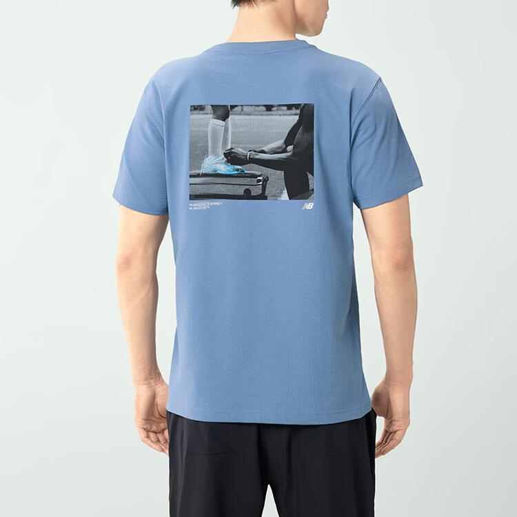 New Balance T Shirt Men's Purple Blue NEF29271-LBL