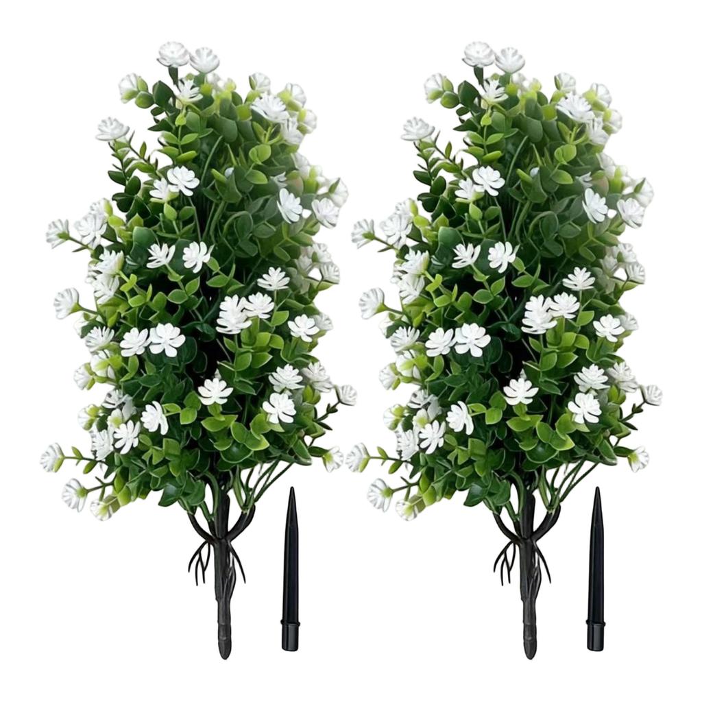 2pc 45cm Camellia Decoration  Tree Home DIY Handmade Atmosphere Scene Decoration Floor Insert