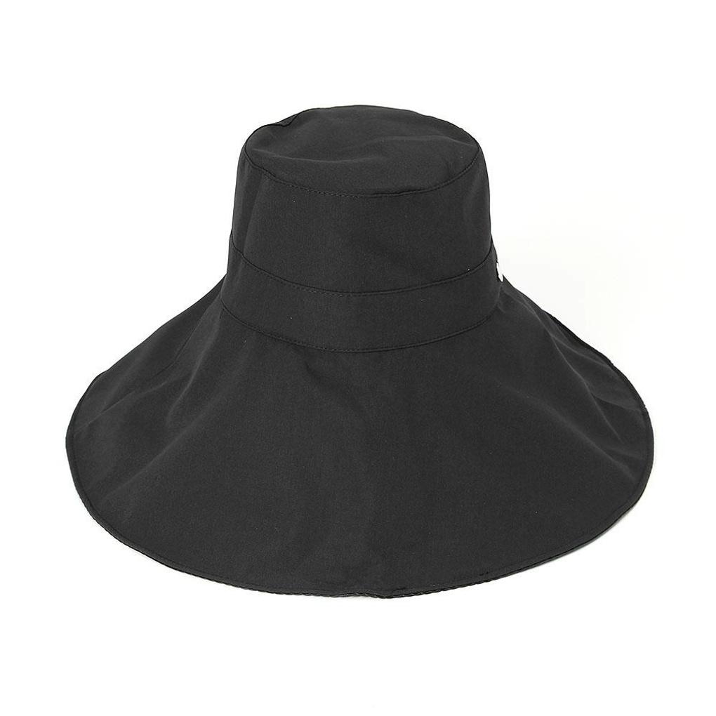 UV-blocking Black Bucket Hat (black) Vacation Hat