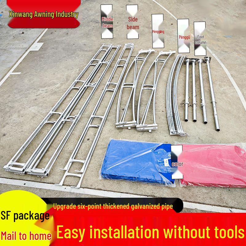 Rural Outdoor Banquet Tent: Sunshade & Rainproof Parking Shelter