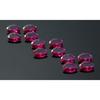 12 Pcs CERTIFIED Ruby Loose Gemstones Red Oval Shape 7x5 Mm Each Lot Az-495395
