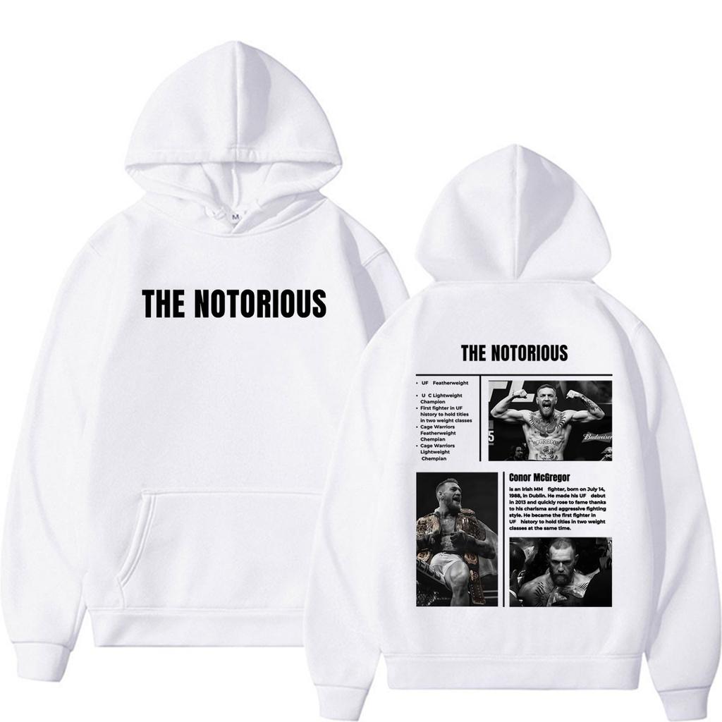 Limited The Notorious Conor McGregor Sweatshirts Men Women Violence Aesthetic Gothic Hoodies Pullovers