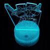 Minecraft Creeper 16 Led 3D Night Light For Kids + Remote Control