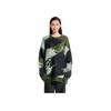 Li-Ning Trace Dream Theme Casual Tie-Dye Crew Neck Long Sleeve Sweater Unisex Tops Sea-Pine-Jacquard AMBS189-6