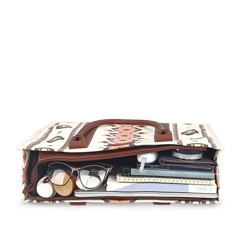 Wrangler Taška Tote Western Kabelka pro Ženy Přes Rameno Boho Aztécká Kabelka