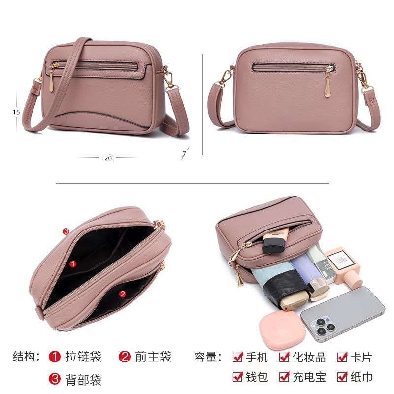 New splicing small bag versatile shoulder messenger bag simple and advanced underarm bag