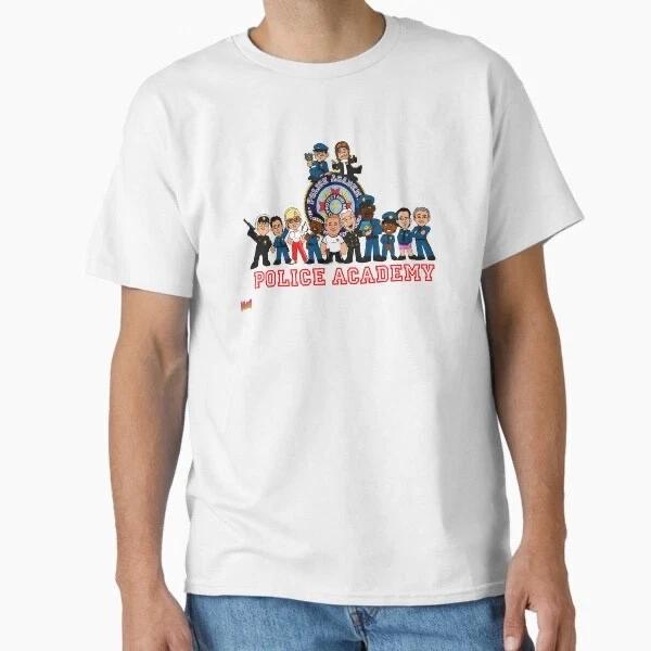 police academy Japanese horror film movie anime 90s funny t shirt M