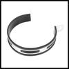 100mm 3.94" Motorcycle Exhaust Band Joint Clamp Muffler Pipe Stainless Steel Silver Tone Durable Material