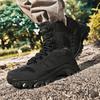 Popular direct sales new off-road training hiking combat comfortable wear-resistant thick-soled military boots hiking shoes