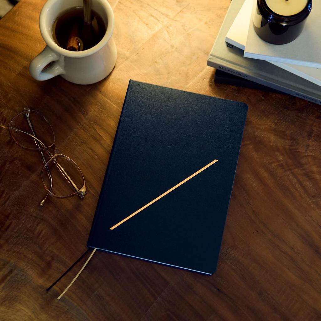 Hobonichi Techo 2027 HON English Edition Slash page per (Navy) [A5/1 day/January/Monday start]