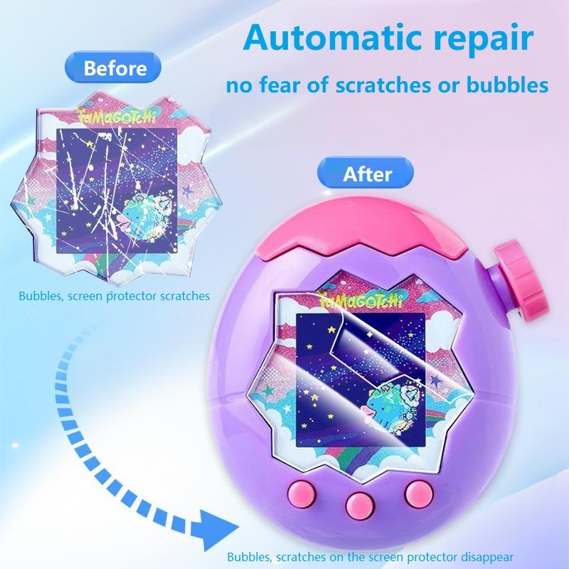 Liquid Silicone TPU Soft Screen Protector for Tamagotchi HD Film Water-based Soft Film for Tamagotchi Paradise Accessorie YXWK06