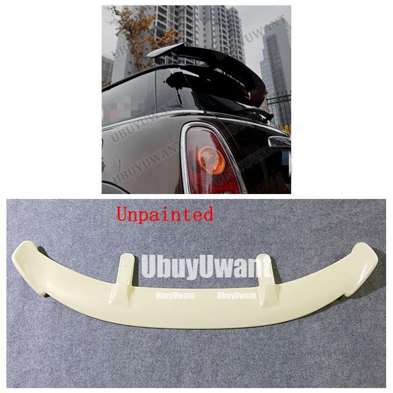 AZHKP1 For BMW MIMI Cooper F56 F55 JCW R50 R56 2003-2023 Rear Trunk Lip ABS Black Wing Spoiler Car Styling  Original factory