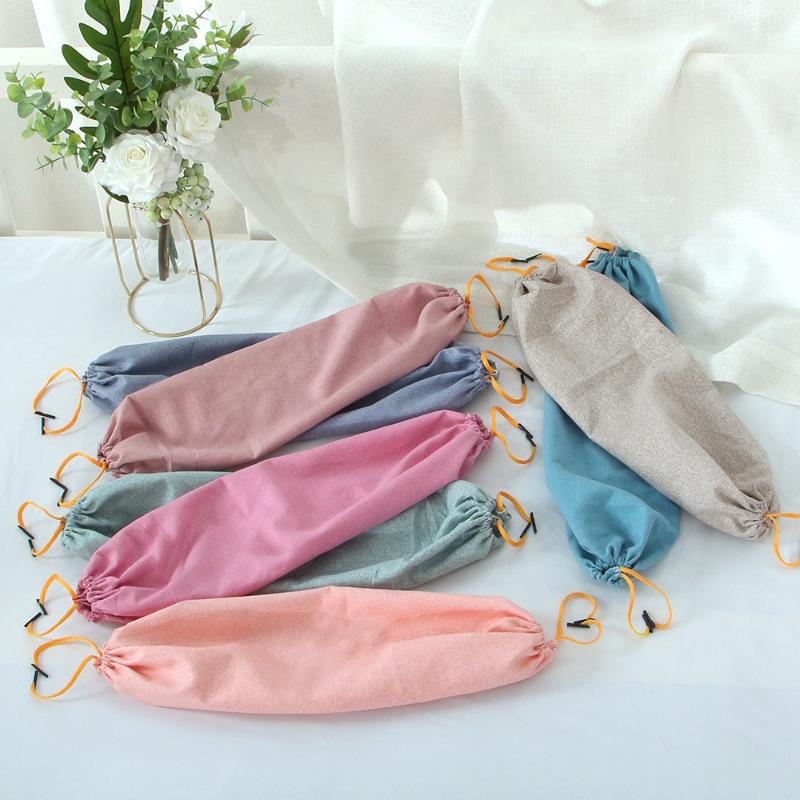 2 Stück Bonbon-Zylinder-Kissenbezüge HWS-Kissenbezug Nackenstütze Bett Sofa Lendenkissenbezug Ohne Füllung