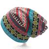 Unisex Atmungsaktive Warme Chemo Kappe Gestreifte Gedruckt Beanie Mütze Schädel Kappen Boho Stil Kopf Wrap