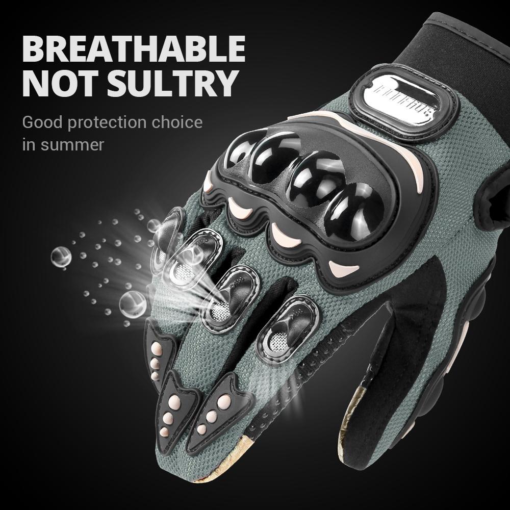 New Summer Motorcycle Gloves For Men And Women Anti Fall Breathable Anti Slip Touch Screen Off-road Motorcycle Gloves